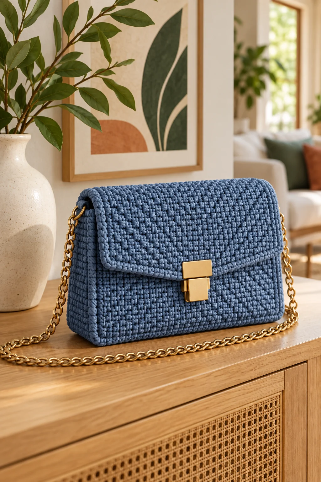 Bolsa artesanal ilustrativa — Método Riviera