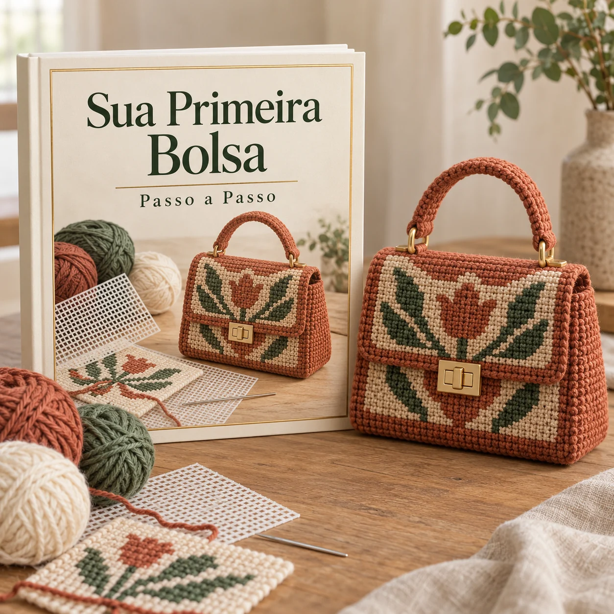 Bolsa artesanal ilustrativa — Método Riviera