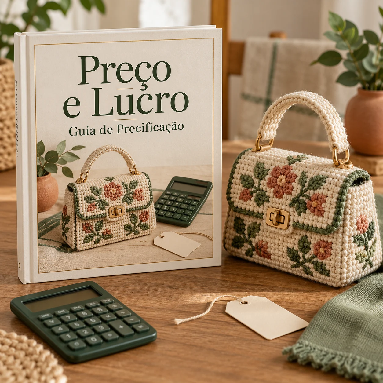 Bolsa artesanal ilustrativa — Método Riviera